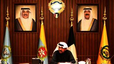 وزير الدفاع الشيخ عبدالله علي عبدالله السالم الصباح