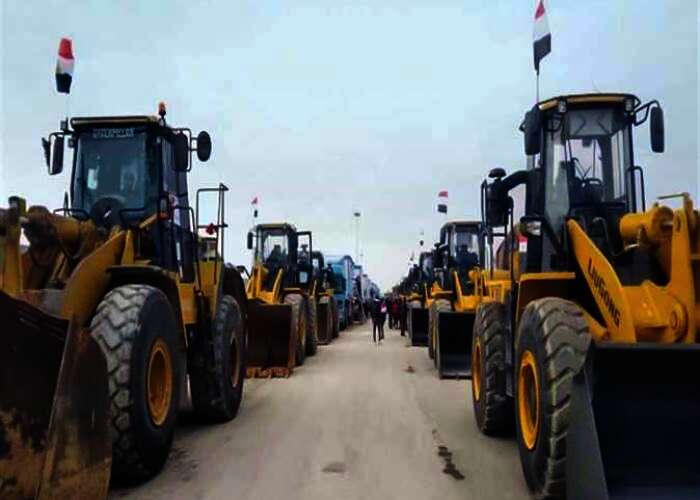 دخول معدات اللجنة المصرية القطرية إلى شمال غزة