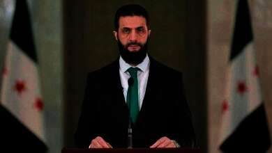الرئيس السوري الانتقالي أحمد الشرع