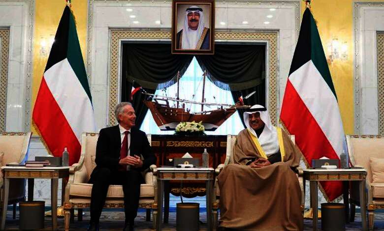 سمو ولي العهد يستقبل رئيس وزراء المملكة المتحدة الأسبق توني بلير