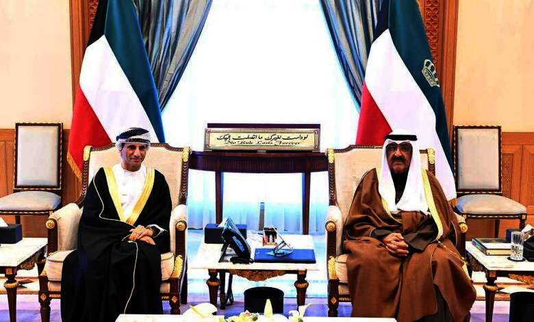 سمو أمير البلاد يستقبل الممثل الخاص للأمين العام للأمم المتحدة في العراق