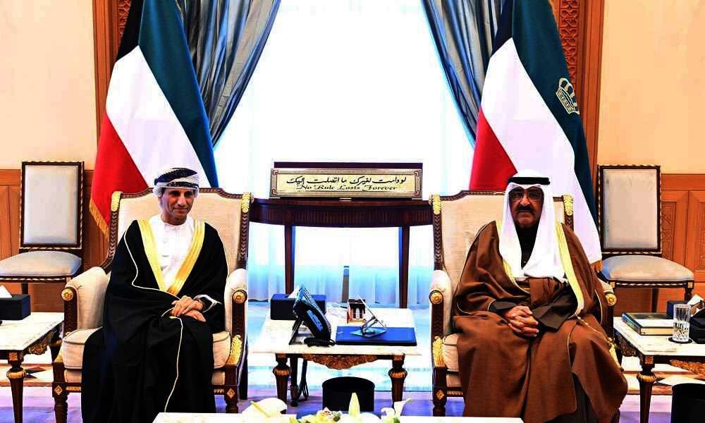 سمو أمير البلاد يستقبل الممثل الخاص للأمين العام للأمم المتحدة في العراق