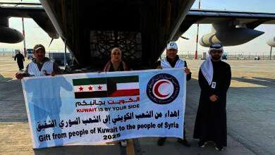 إقلاع الطائرة الـ29 من الجسر الجوي الكويتي لسوريا