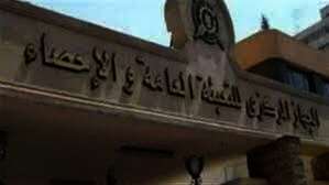 بيانات الجهاز المركزي للتعبئة العامة والإحصاء