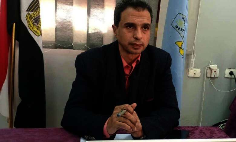 على حماد رئيس الوحدة المحلية لمركز ومدينة الفشن في بني سويف