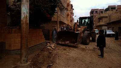 رفع 35 طن قمامة وإزالة حالات تعدٍ على الأراضي الزراعية ببني سويف