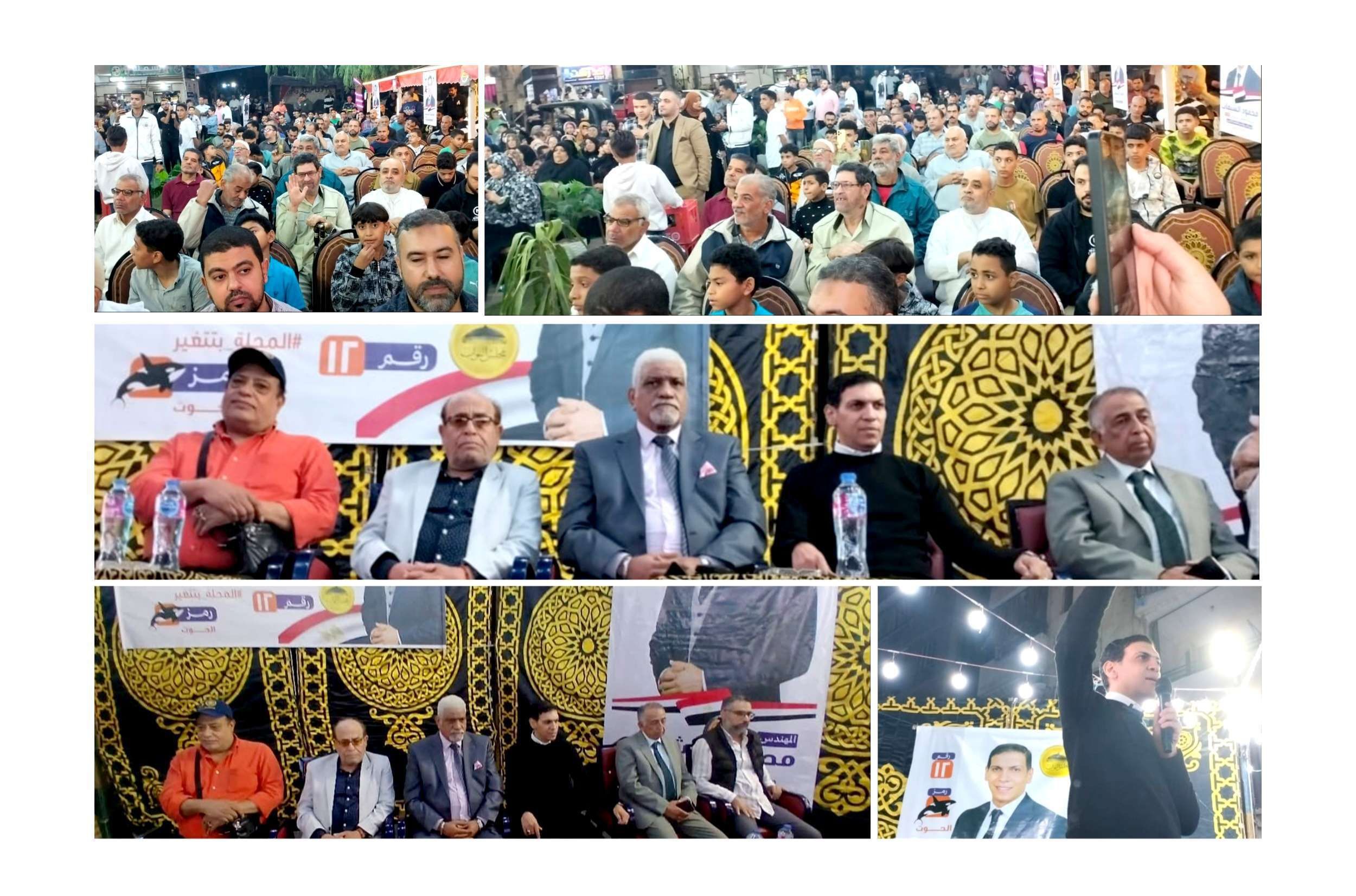 بحضور إيهاب مبروك ورضا إدريس وحسن عبدالفتاح. نجوم الفن يدعمون محمود الشنهاب بالمحلة 1