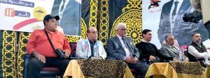 بحضور إيهاب مبروك ورضا إدريس وحسن عبدالفتاح. نجوم الفن يدعمون محمود الشنهاب بالمحلة 5