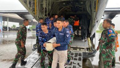 C 130J A 1339 transporting transmission tower to Aceh 2